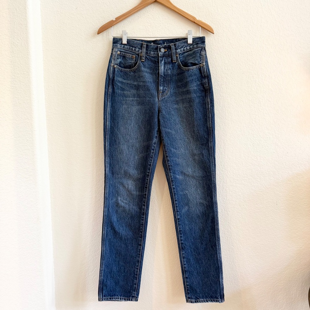Madewell The Perfect Vintage Full-Length Jean Dark Wash High Rise Straight‎ 26
